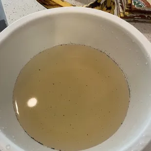 I am a current resident and I have not had water multiple times and this morning once my water came back on this was my drinking water