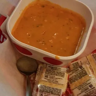 Chicken enchilada soup