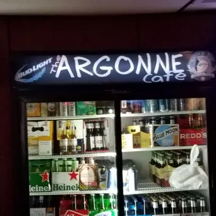 the front of an argonne coffee shop