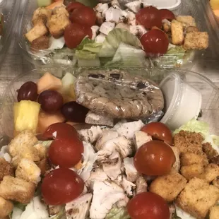 Boxed Chicken Caesar salads