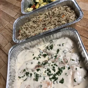 Yummy chicken piccata home drop off