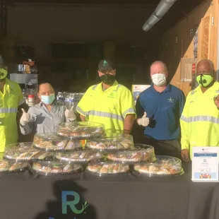 Trayed sandwiches for Recology San Carlos