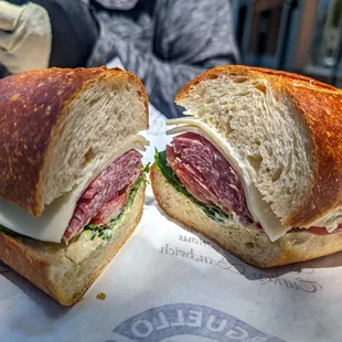 salami sandwich $14