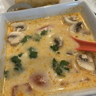Tom Kha had with both chicken and tofu
