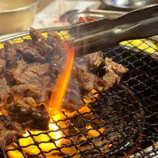 Marinated prime rib finger meat