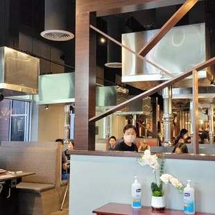 a man wearing a face mask