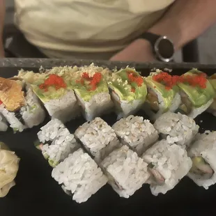 TNT sushi and California roll