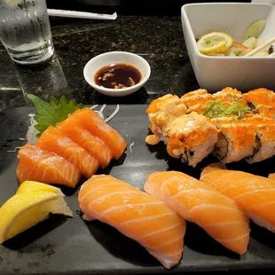 Salmon platter
