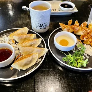 Gyoza &amp; Lobster Rangoon