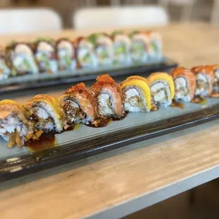 Tropical mango roll
