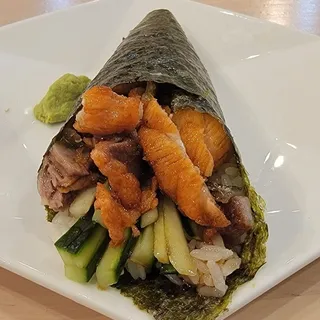 Salmon Skin Hand Roll