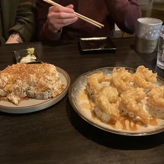 *Creamy spicy shrimp