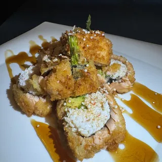 Salmon Crunch Roll