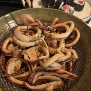 Garlic butter squid