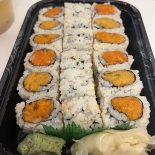 C. Spicy Tuna, Spicy Salmon and Spicy Yellowtail Combination