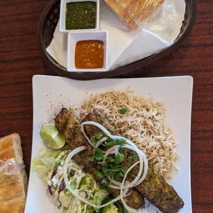 Chicken Koobideh plate
