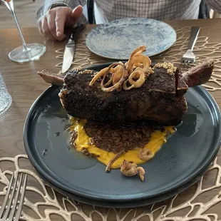 Long Bone Short Rib Pastrami