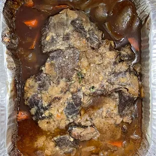 Beef roast with gravy