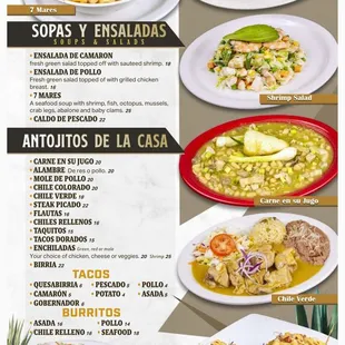 Soups and antojitos