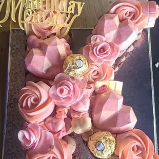 Chocolate coffee cake with best design and taste