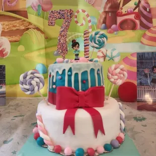 Strawberry custom cake