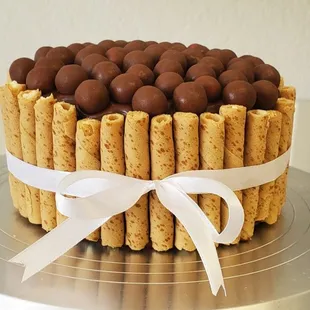 Espresso chocolate custom cake