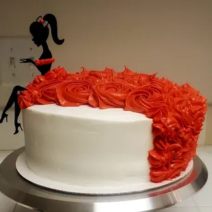 Princess Strawberry Custom Cake