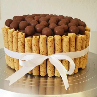 Chocolate Coffee Custom Cake