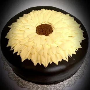 Coffee Chocolate mousse custom cake