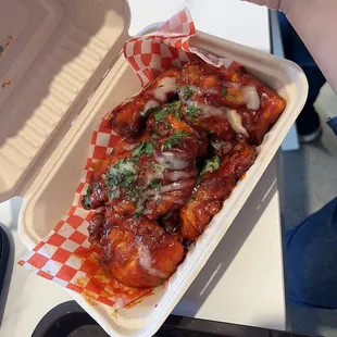 Glazed fried chicken