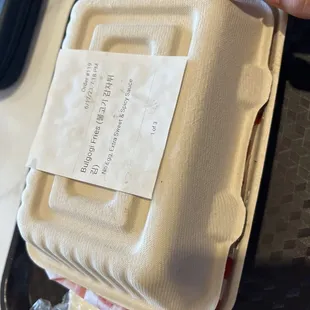 Bulgogi fries box