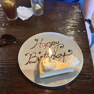 Birthday Chocolate cheesecake