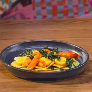 &quot;Peas &amp; Carrots&quot; Ravioli