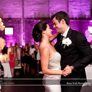 Uplighting by Instant Request DJ Entertainment - Aria Wedding