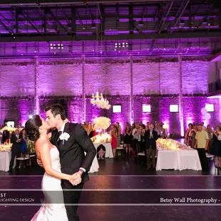 Uplighting by Instant Request DJ Entertainment - Aria Wedding