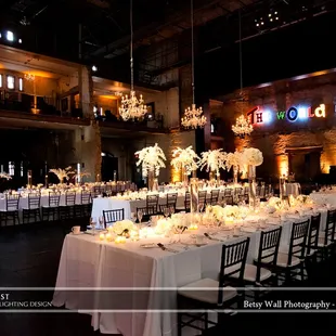 Uplighting by Instant Request DJ Entertainment - Aria Wedding