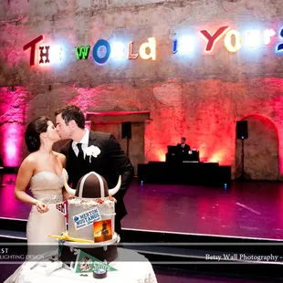 Wedding uplighting by Instant Request DJ Entertainment