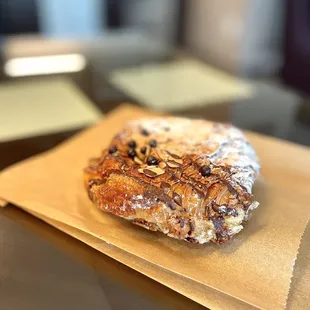 Chocolate almond croissant