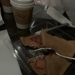 Smoked Salmon Crepe