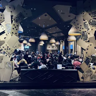 Poker room- cozy aka small, action though