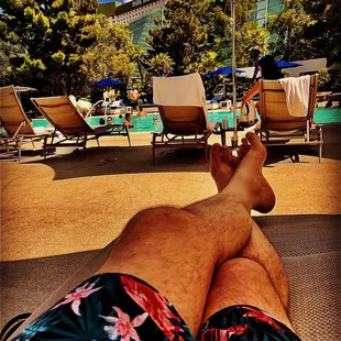 Poolside at Aria Sky Pool