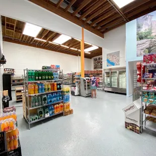 Their new bigger and open space market with many amazing European products