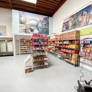 Their new bigger and open space market with many amazing European products