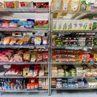 Teas, baking ingredients, puddings...