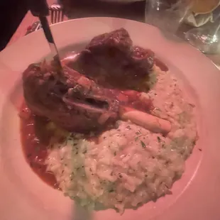 Lamb Shank with risotto