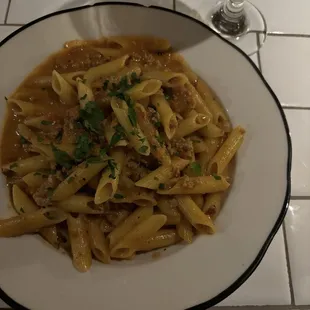 Gluten free bolognese pasta