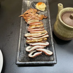 Grilled squid