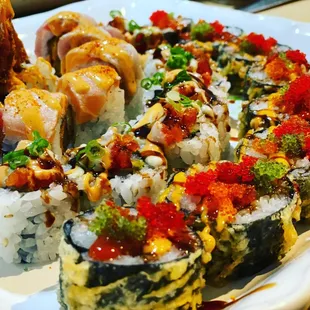 sashimi, sushi and sashimi, food, sushi