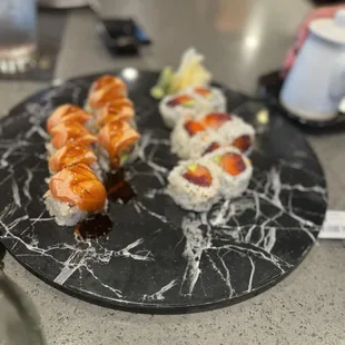 Florida roll and ariake roll