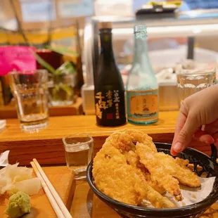 Tempura &amp; delicious sake pairing!